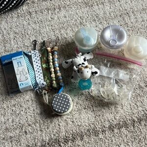 Baby feeding and paci supplies